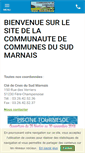 Mobile Screenshot of cc-sudmarnais.fr